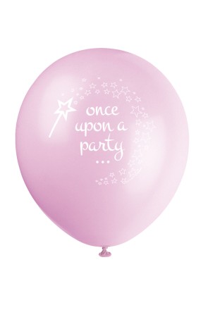 8 globos de Unicornio rosa (30 cm) - Magical Unicorn