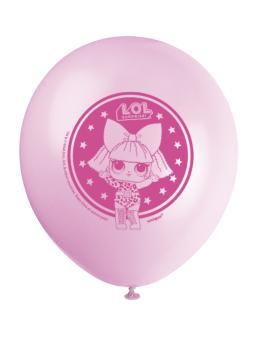 8 globos de látex LOL Surprise (47cm) - LOL Friends