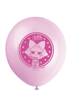 8 globos de látex LOL Surprise (47cm) - LOL Friends