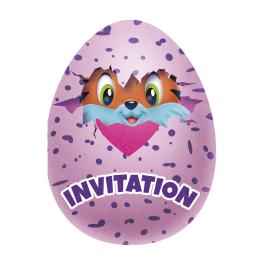 8 invitaciones Hatchimals