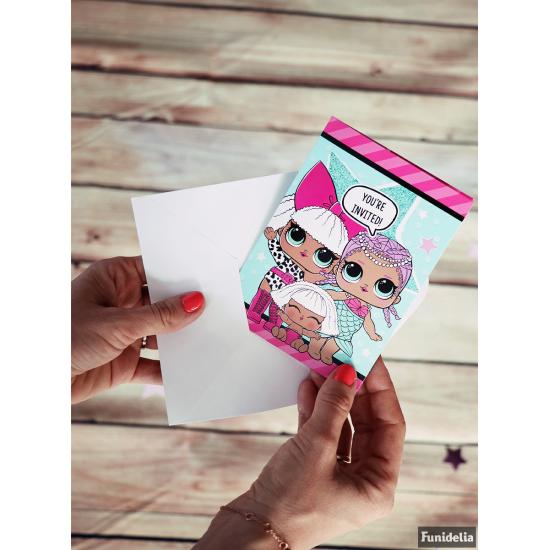 8 invitaciones LOL Surprise - LOL Friends