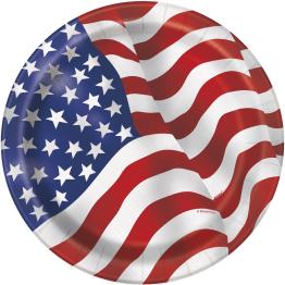 8 platos (23 cm) - Fiesta Estados Unidos