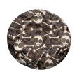 8 Platos 23 cm Halloween Huesos