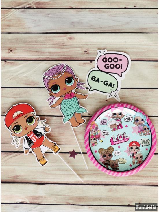 8 platos LOL Surprise (23cm) - LOL Friends