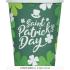 6 Vasos Desechables San Patricio 240 ml