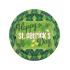 8 platos de cuadros verdes Happy St Patrick's Day (23 cm)