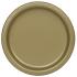 8 platos dorados (23 cm) - Línea Colores Básicos