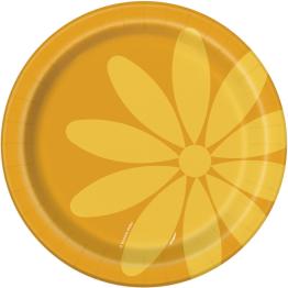 8 platos pequeños (18 cm) - Summer Flower