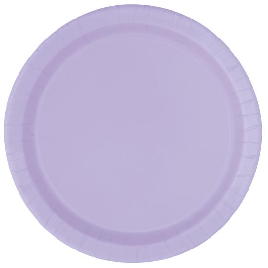 8 platos pequeños lilas (18 cm) - Línea Colores Básicos