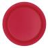 8 platos pequeños rojos medianos (18 cm) - Línea Colores Básicos