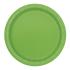 8 platos pequeños verde lima (18 cm) - Línea Colores Básicos