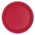 8 platos rojos grandes (23 cm) - Línea Colores Básicos