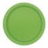 8 platos verde lima (23 cm) - Línea Colores Básicos