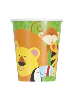 8 vasos - Animal Jungle