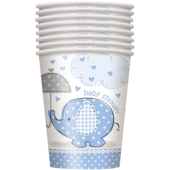 8 vasos azules - Umbrellaphants Blue