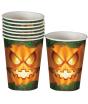 8 Vasos Halloween de Calabaza