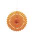 Abanico de papel decorativo naranja - Línea Colores Básicos