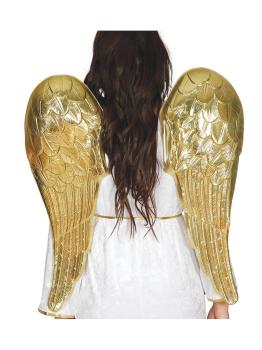 Alas de ángel doradas para adulto