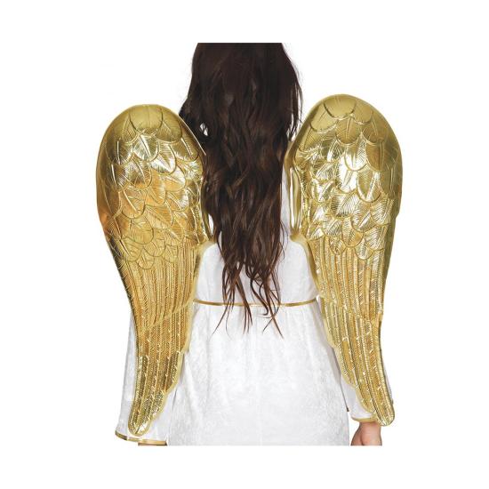 Alas de ángel doradas para adulto
