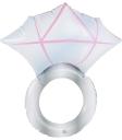 Anillo de diamante hinchable de 50 cm