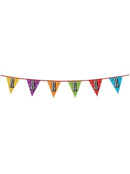 Banderines con número 1