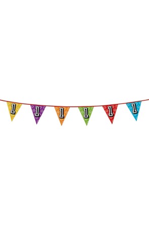 Banderines con número 1