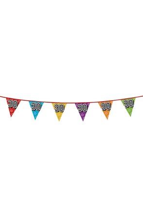 Banderines con número 30