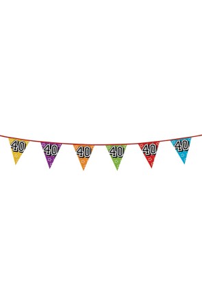 Banderines con número 40