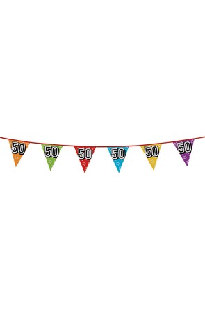 Banderines con número 50