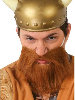 Barba castaña para adulto ^