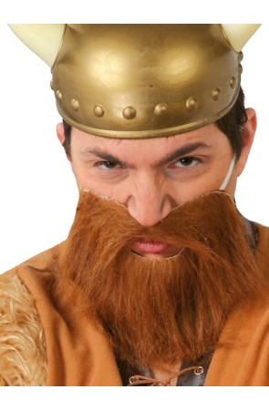 Barba castaña para adulto ^