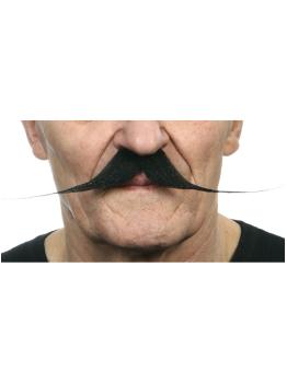Bigote de francés fino negro para hombre