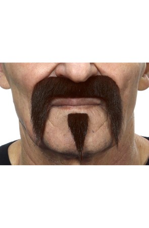 Bigote de samurái para hombre