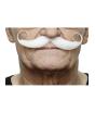Bigote francés canoso elegante para hombre