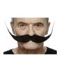 Bigote repeinado negro para hombre