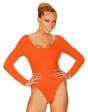 Body para mujer naranja