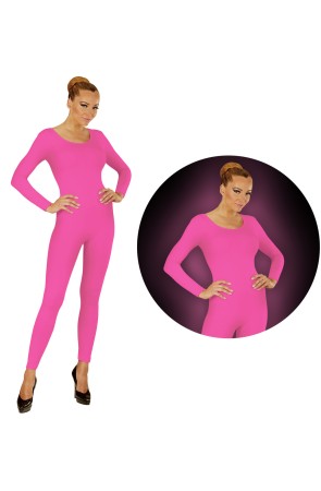 Body rosa fluorescente para mujer