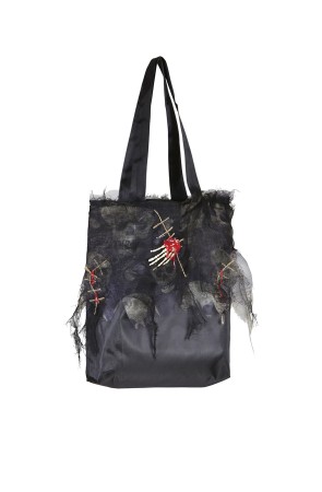Bolso zombie con calaveras