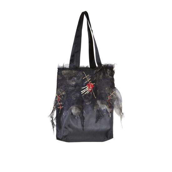Bolso zombie con calaveras