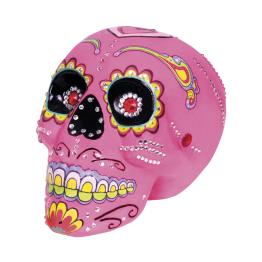 Calavera Noche de los Muertos Rosa