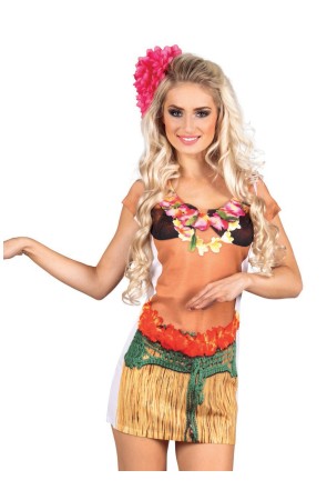 Camiseta de hawaiana para mujer