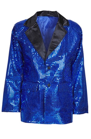Chaqueta Lentejuelas azul  para hombre