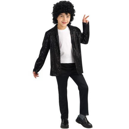 Comprar Chaqueta de Michael Jackson Jean lentejuelas para niño > Textiles para Disfraces > Complementos para Disfraces > Chaquetas para Disfraces | de disfraces en Madrid, disfracestuyyo.com