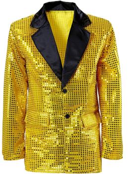 Chaqueta de Lentejuelas Dorada para hombre