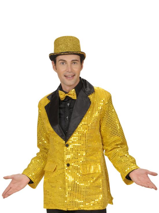 Chaqueta de Lentejuelas Dorada para hombre