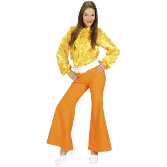 Cinturón blanco de vinilo