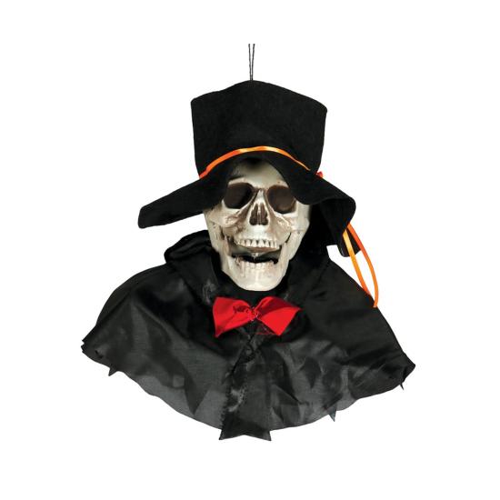 Colgante decorativo calavera con gorro