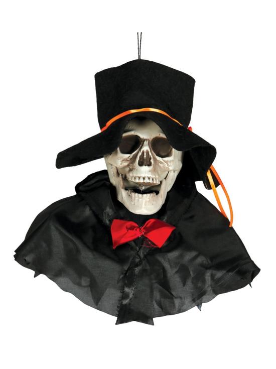 Colgante decorativo calavera con gorro