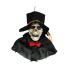 Colgante decorativo calavera con gorro