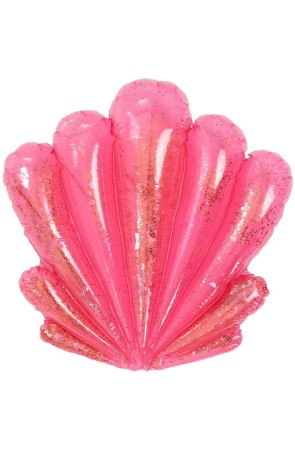 Concha rosa hinchable de 73 cm